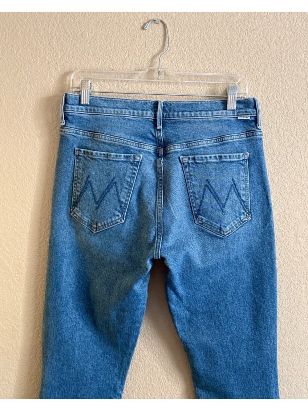 MOTHER The Stunner Ankle Fray Jeans in Crate Digger Wash - Picture 6 of 11